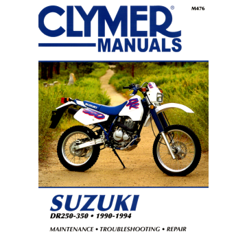 Suzuki DR250-350 (1990-1994) Repair Manual Clymer Reparaturanleitung