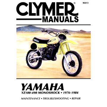 Yamaha YZ100-490 Monoshock (1976-1984) Repair Manual Clymer Reparaturanleitung