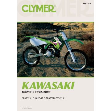 Kawasaki KX250 (1992-2000) Repair Manual Clymer Reparaturanleitung