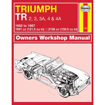 Triumph TR (1952-1967) Repair Manual Haynes Reparaturanleitung