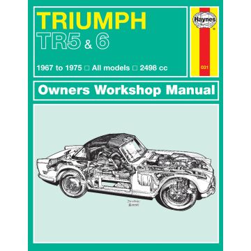 Triumph TR5 TR6 (1967-1975) Repair Manual Haynes Reparaturanleitung 