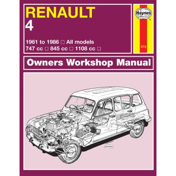 Renault 4 (1961-1986) Repair Manual Haynes Reparaturanleitung 