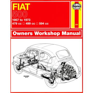 Fiat 500 (1957-1973) Repair Manual Haynes Reparaturanleitung