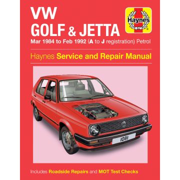 VW Golf & Jetta (1984-1992) Repair Manual Haynes Reparaturanleitung 