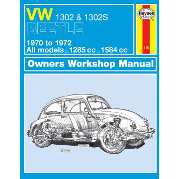 VW Beetle 1302 (1970-1972) Repair Manual Haynes Reparaturanleitung