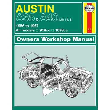 Austin A35 A40 (1956-1967) Repair Manual Haynes Reparaturanleitung 