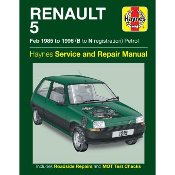 Renault 5 (1985-1996) Repair Manual Haynes Reparaturanleitung