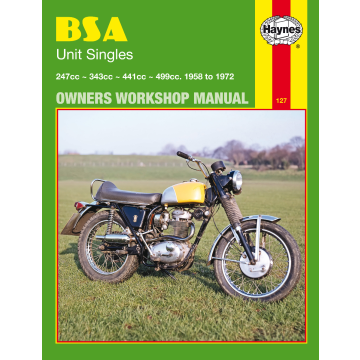 BSA Singles (1958-1972) Repair Manual Haynes Reparaturanleitung