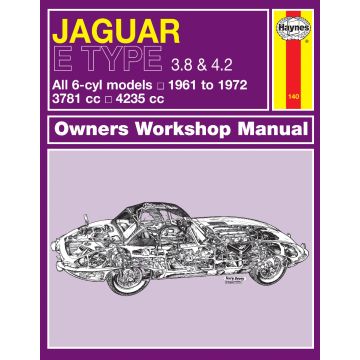 Jaguar E Type (1961-1972) Repair Manual Haynes Reparaturanleitung