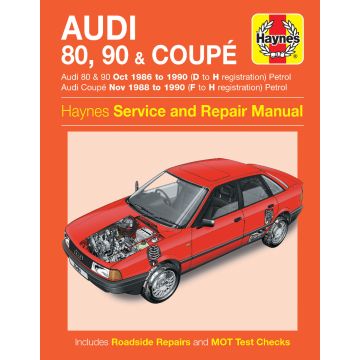 Audi 80 90 Coupe (1986-1990) Repair Manual Haynes Reparaturanleitung 