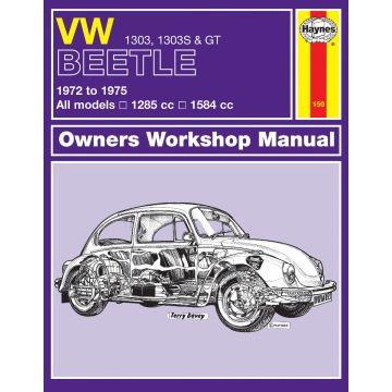 VW Beetle 1303 (1972-1975) Repair Manual Haynes Reparaturanleitung 