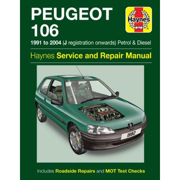 Peugeot 106 (1991-2004) Repair Manual Haynes Reparaturanleitung