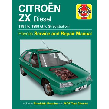 Citroen ZX Diesel (1991-1998) Repair Manual Haynes Reparaturanleitung