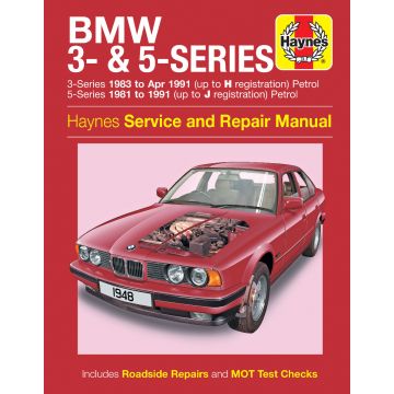 BMW 3- & 5-Series (1981-1991) Repair Manual Haynes Reparaturanleitung 