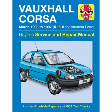 Vauxhall Corsa (1993-1997) Repair Manual Haynes Reparaturanleitung 