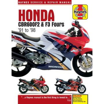 Honda Fours (1991-1998) Repair Manual Haynes Reparaturanleitung