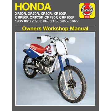 Honda XR CRF (1985-2020) Repair Manual Haynes Reparaturanleitung