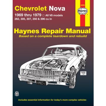 Chevrolet Nova (1969-1979) Repair Manual Haynes Reparaturanleitung 