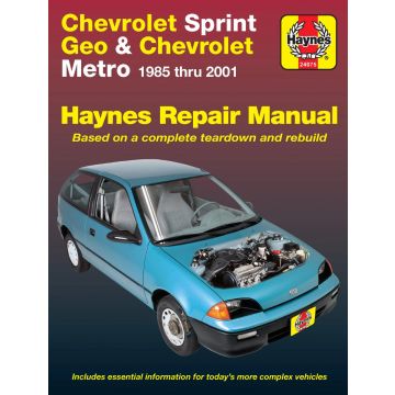 Chevrolet Sprint (1985-2001) Repair Manual Haynes Reparaturanleitung 
