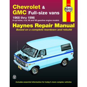 GMC Full-size vans (1968-1996) Repair Manual Haynes Reparaturanleitung