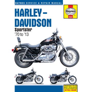 Harley Davidson Sportster (1970-2013) Repair Manual Haynes Reparaturanleitung