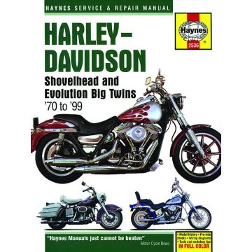 Harley Davidson Shovelhead Big Twins (1970-1999) Repair Manual Haynes Reparaturanleitung