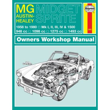MG Midget (1958-1980) Repair Manual Haynes Reparaturanleitung 