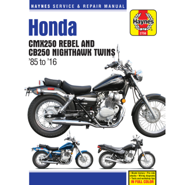 Honda Rebel Nighthawk (1985-2016) Repair Manual Haynes Reparaturanleitung