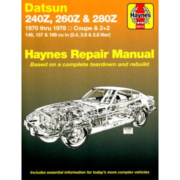 Datsun 240Z 260Z 280Z (1970-1978) Repair Manual Haynes Reparaturanleitung