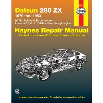 Datsun 280ZX (1979-1983) Repair Manual Haynes Reparaturanleitung