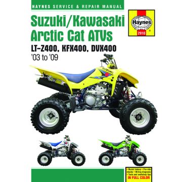 Suzuki LT-Z400 (2003-2009) Repair Manual Haynes Reparaturanleitung