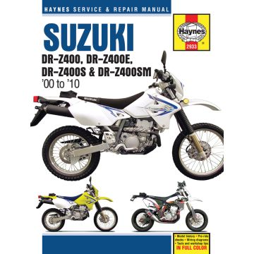Suzuki DR-Z400E (2000-2010) Repair Manual Haynes Reparaturanleitung