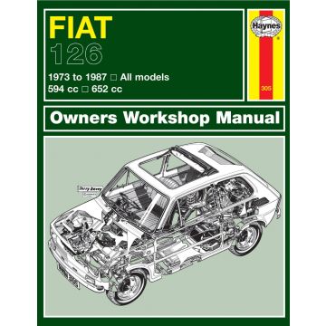 Fiat 126 (1973-1987) Repair Manual Haynes Reparaturanleitung 