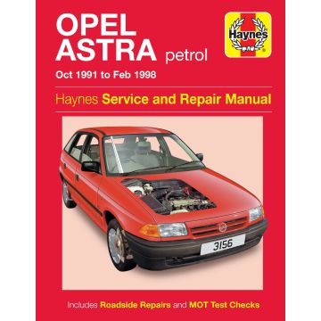 Opel Astra petrol (1991-1998) Repair Manual Haynes Reparaturanleitung