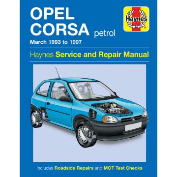 Opel Corsa petrol (1993-1997) Repair Manual Haynes Reparaturanleitung