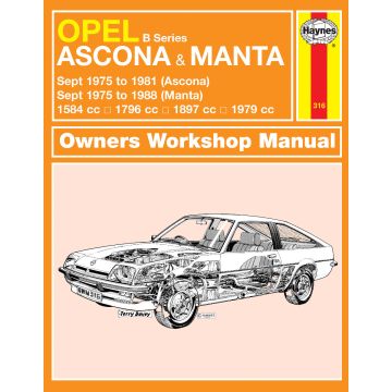 Opel Ascona Manta (1975-1988) Repair Manual Haynes Reparaturanleitung 