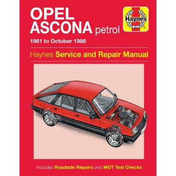 Opel Ascona petrol (1981-1988) Repair Manual Haynes Reparaturanleitung 