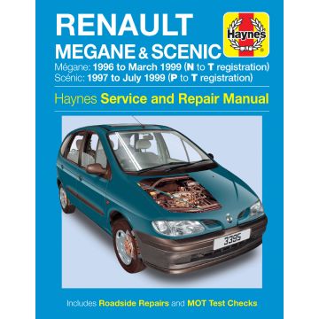 Renault Megane Scenic (1996-1999) Repair Manual Haynes Reparaturanleitung