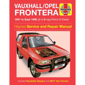 Opel Frontera (1991-1998) Repair Manual Haynes Reparaturanleitung 