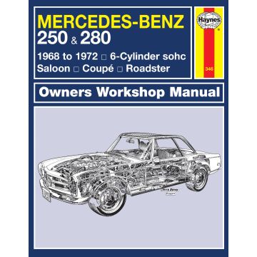 Mercedes Benz 250 280 (1968-1972) Repair Manual Haynes Reparaturanleitung 