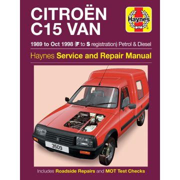 Citroen C15 Van (1989-1998) Repair Manual Haynes Reparaturanleitung 