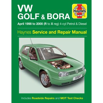 VW Golf Bora (1998-2000) Repair Manual Haynes Reparaturanleitung