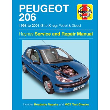 Peugeot 206 (1998-2001) Repair Manual Haynes Reparaturanleitung 