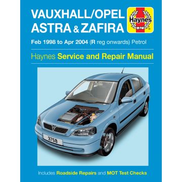 Vauxhall Opel Astra Zafira (1998-2004) Repair Manual Haynes Reparaturanleitung 