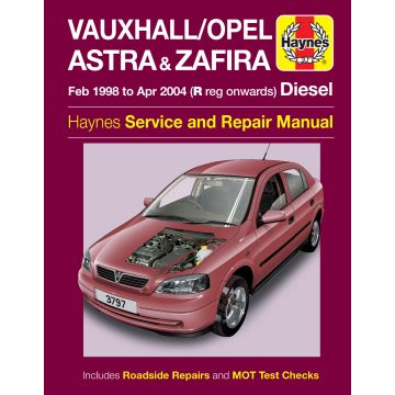 Vauxhall Astra (1998-2004) Repair Manual Haynes Reparaturanleitung 