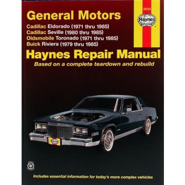 General Motors Cadillac (1971-1985) Repair Manual Haynes Reparaturanleitung