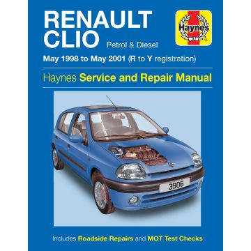 Renault Clio (1998-2001) Repair Manual Haynes Reparaturanleitung