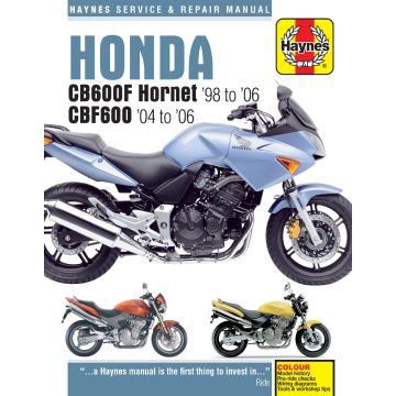 Honda CB600F Hornet (1998-2006) Repair Manual Haynes Reparaturanleitung