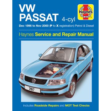 VW Passat 4-cyl (1996-2000) Repair Manual Haynes Reparaturanleitung 