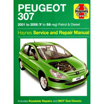 Peugeot 307 (2001-2008) Repair Manual Haynes Reparaturanleitung